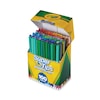 Crayola Super Tips Washable Markers, Broad/Fine Bullet Tip, Astd Colors, PK100 585100